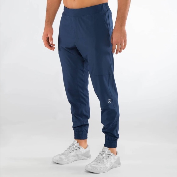 Virus MENS Pants Joggers Teal Small Triwire Gym Workout - Picture 1 of 6